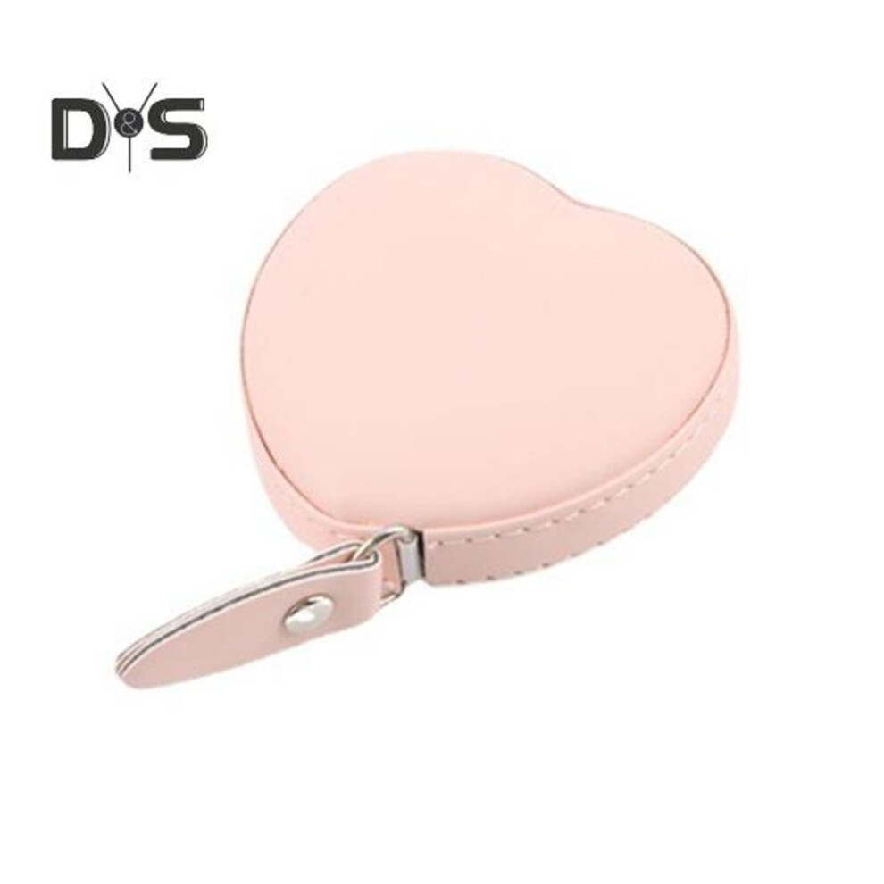 150cm Heart Retractable Tape Measure Soft Mini Measuring Tape Portable Tailor Sewing Cloth Weight Loss Body Measuring Tape Flexible Ruler Tape