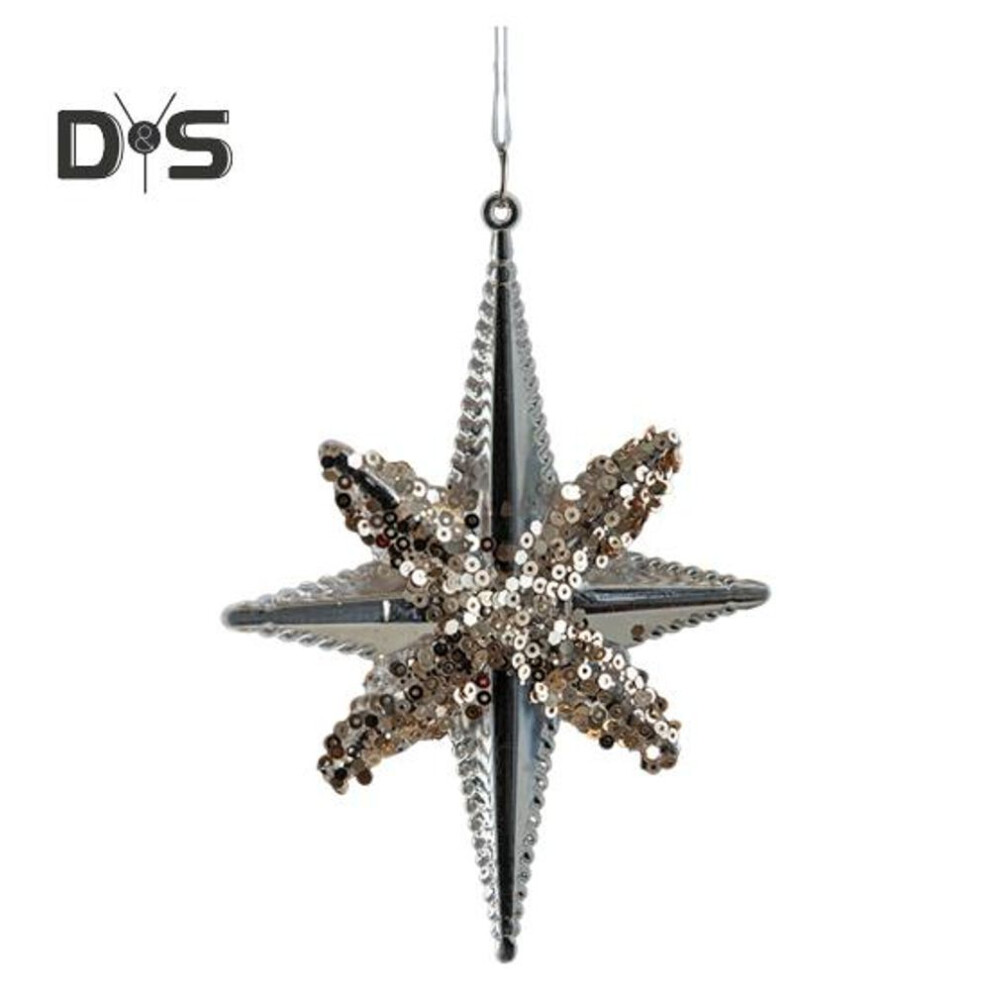 (as the picture, D) Christmas Ornament Clear Acrylic Crystal Sequin Deer Tree Bell Star Wreath Pendant Holiday Hanging Decoration for Home Tree Decor