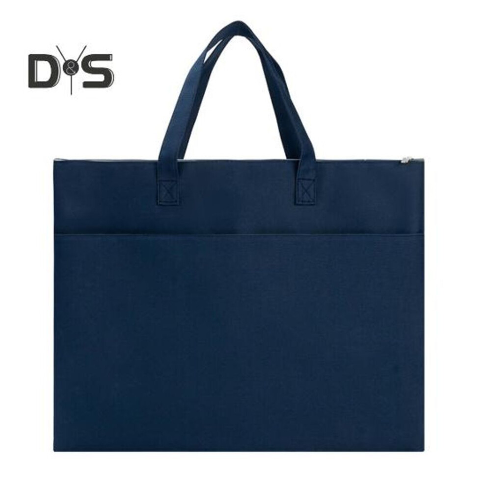 (royal blue, A4) Art Portfolio Bag A3 A4 Art Folder Portfolio Carrying Case with Handle Waterproof Artist Supply Storage Tote Bag for Artwork Poster Scrapbook