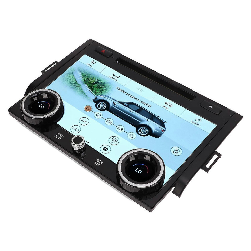 (As Show, One Size) Ac Panel 10In Lcd Touch Screen With Cd Slot Climate Control Panel Replacement For Land Rover Range R 6909775656204