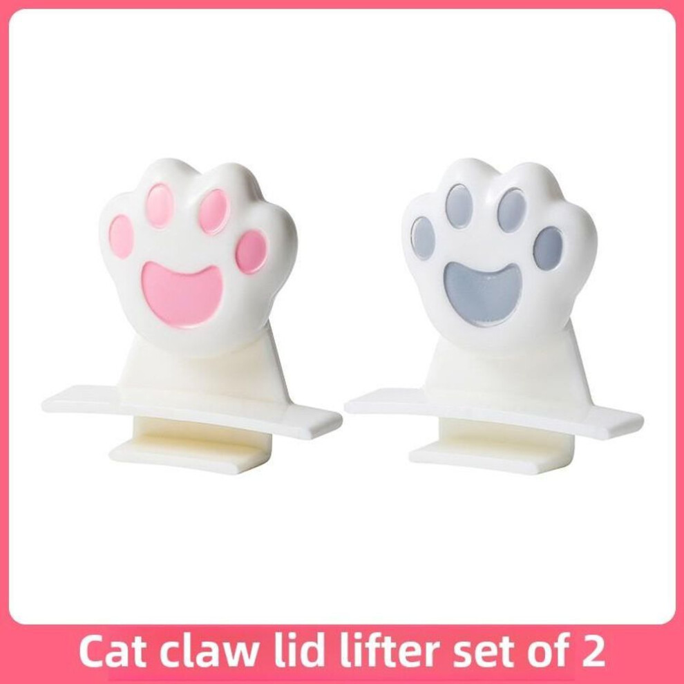 (as the picture, Lid lifter) Cute Animal Toilet Lid Lifter Handle Bathroom Seat Grip Hygienic Helper No-touch Toilet Seat Opener With Adhesive Mount