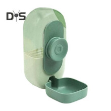 (green, A) Hanging Cage Pet Food Bowl Plastic Automatic Pet Feeder Small Pet Water Dispenser for Dogs Cats Rabbits