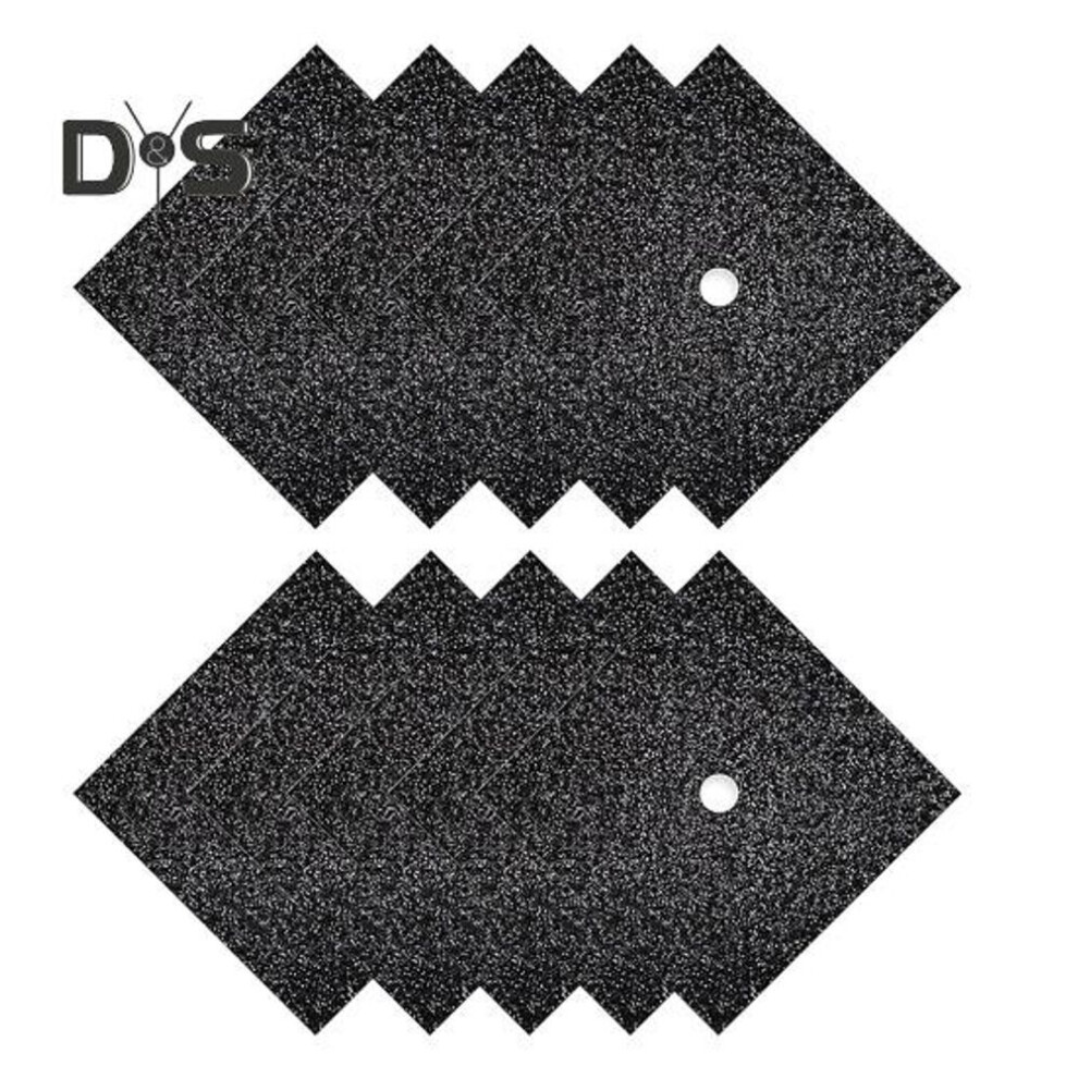 (black, 1 Set) 10 Pcs Glitter Cardstock Paper For Graduation Cap Decorations 10" X 10" Sparkly Construction Paper For Diy Grad Caps Crafts Scrapbook Supplies