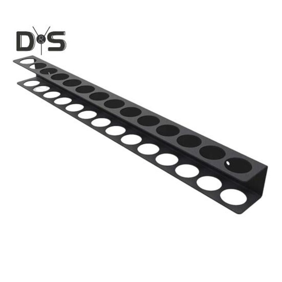 (as the picture, A) Wall Mount Screwdriver Holder Heavy Duty Carbon Steel Space Saving Garage Workbench Edge Work Shop Utility Hardware Tool Organizer Rack