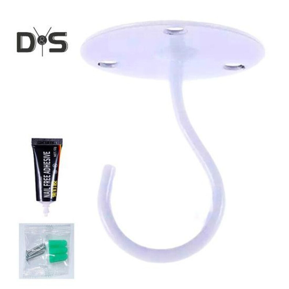 (white, A) Plant Hanger Indoor Hook Rustproof Corrosion Resistant Strong Load-bearing Decorative Heavy Duty Wall Hook Lantern Hanger