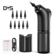 Electric Ear Cleaner Ear Wax Removal Kit with 4 Pressure Settings Ear Irrigation Tool for Adults Kids