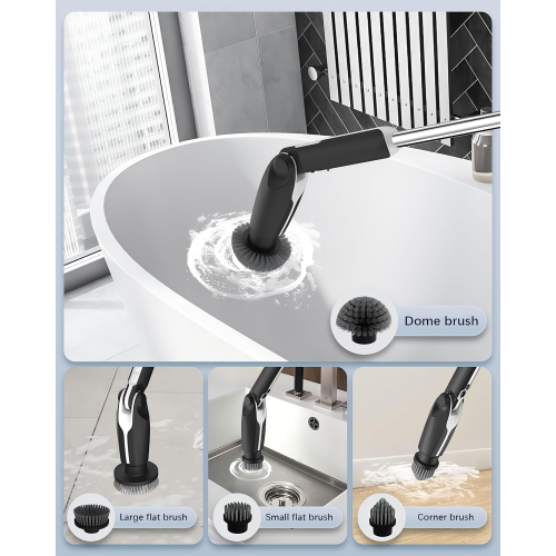 Leebein Spin Scrubber 8 Brush Heads Summer Cleaning 2