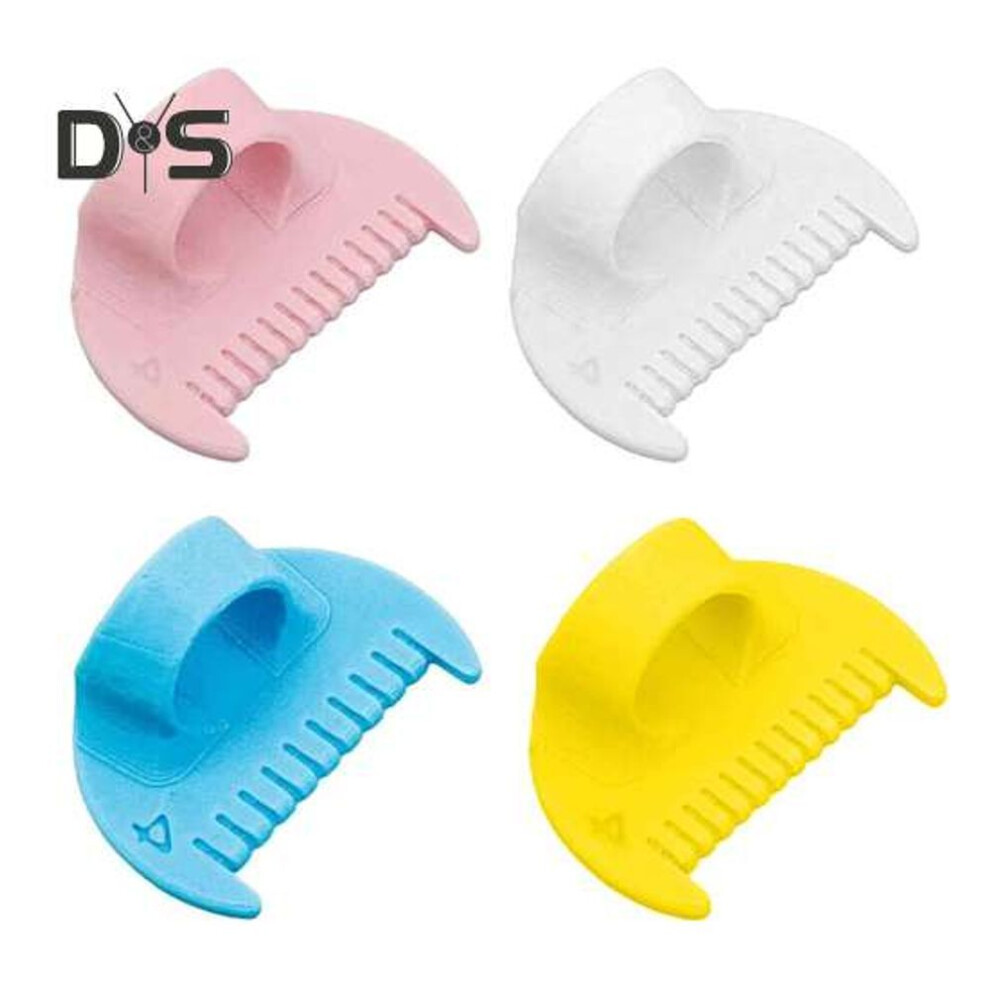 (multicolor, 4mm) 2/4pcs Sewing Gauge With Thumb Guide Compact Design Portable Needle Gauge Quilting Ruler Diy Stitching Tools