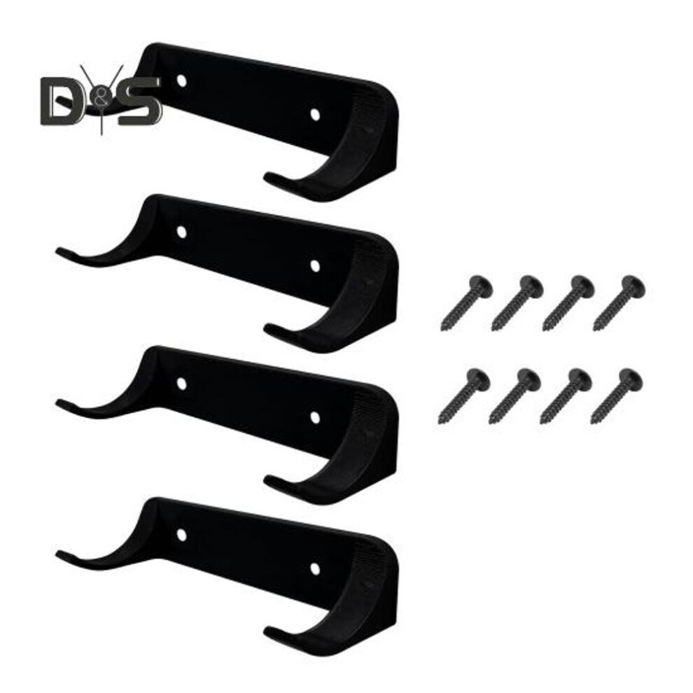 (black, 4pcs) Car Model Display Rack Strong Load-bearing Easy To Install Wall Mount Vertical Car Models Showcase Storage Holder