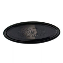 (Full Black) New Arrivals - 1Pcs 58MM*22MM  Steering Wheel Logo Emblem For Ford