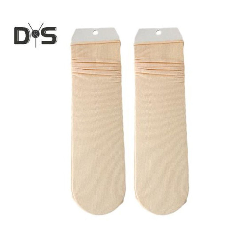 (apricot) Summer Ultra Thin Socks For Women Ice Silk Breathable Athletic Crew Socks Casual Above Ankle Socks For Daily Wear