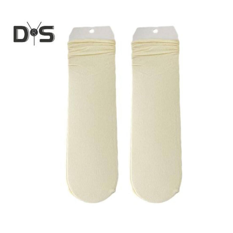 (beige) Summer Ultra Thin Socks for Women Ice Silk Breathable Athletic Crew Socks Casual Above Ankle Socks for Daily Wear