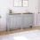 Home Discount (Large) Arlington Radiator Cover Heating Cabinet Grey Oak 1