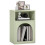 Homcom HOMCOM Bedside Table, Modern Bedside Cabinet for Bedroom, Light Green 2