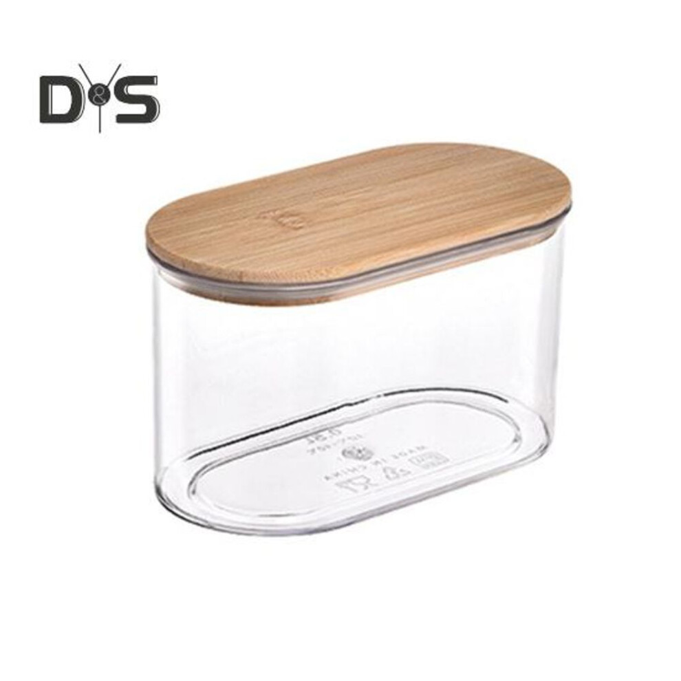 (as the picture, 500ML) Airtight Food Storage Container Sealed Jar With Lid Large Capacity Bpa Free Stackable Design Transparent Cereal Dry Food Storage Jar