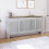 Home Discount (Adjustable) Arlington Radiator Cover Heating Cabinet Grey Oak 1