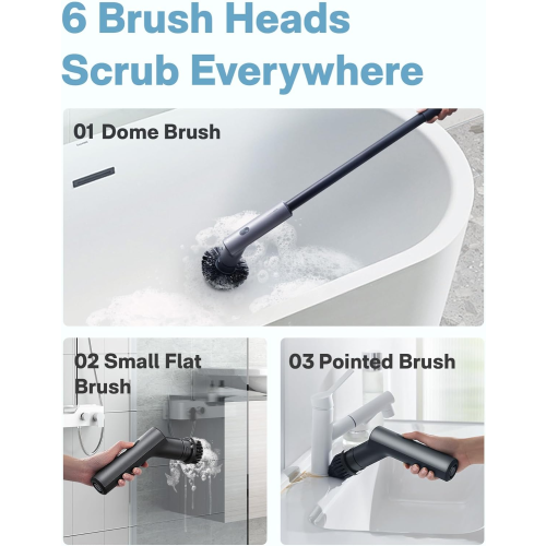 HOTO Spin Scrubber  Dual Speed Summer Cleaning Power 1