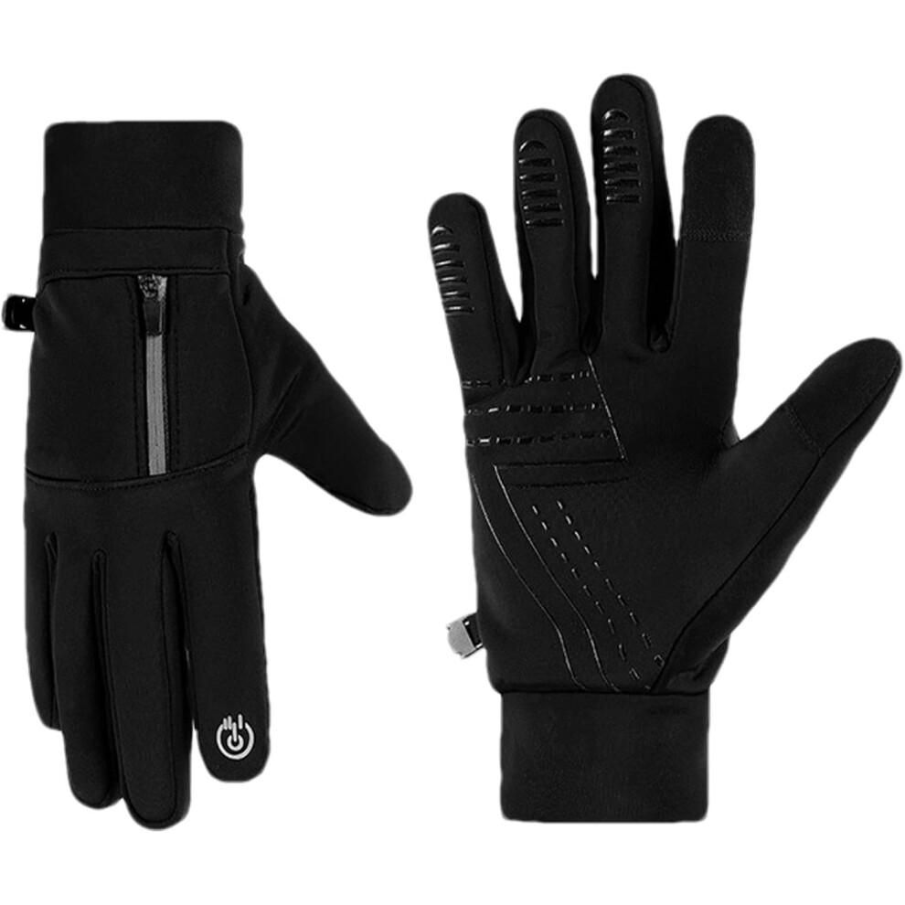 Cycling Gloves Touchscreen Gloves Full Finger Training Gloves Windproof Touchscreen Fitness Accessories for Outdoor Activities for Men and Women