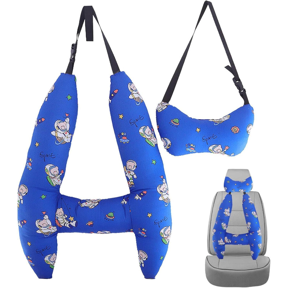 (Astronaut) Travel Pillow For Car Seat, Breathable Auto Seat Neck Support Cushion, Soft Travel Sleeping Pillow Supporting Supplies For Long-Distance Travel Daily