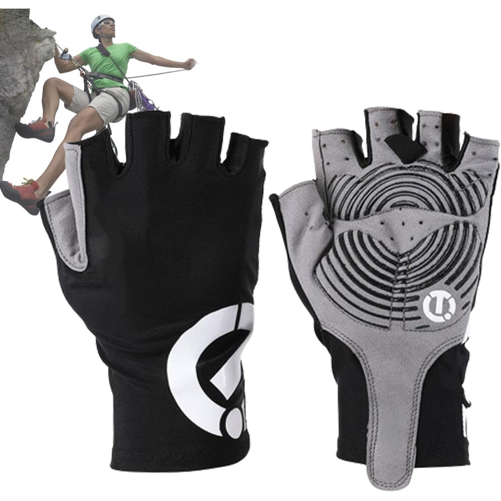 (M, ) Cycling Gloves For Women, Cycling Gloves, Half Finger, Bicycle Riding Gloves, Breathable, Anti-Cocooning Cushioning Mountain Bike Gloves, N Black