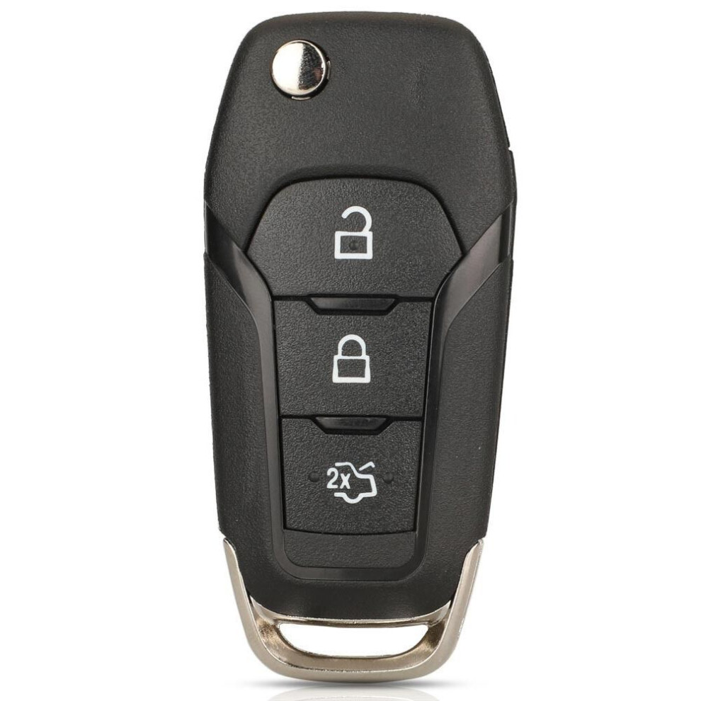 (Other, 3 Button) Hu101 Blade Remote Car Key Shell Car Key Case For Ford Focus Mk2 Mk7 F-150 Explorer Ranger