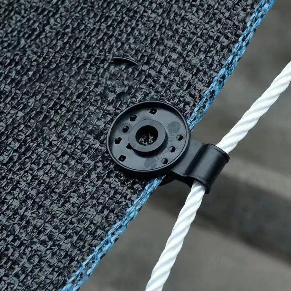 (50PCS Fixed) 50-100 Shade Cloth Clips Hooks Awning Plastic Clips Outdoor Shade Mesh Clip Shade Fabric Clamps Grommets For Net In Greenhouse