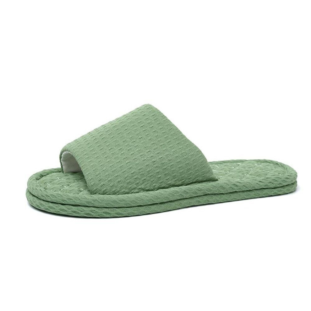 (green, 39) Fashion Home Shoes Slippers Women Cotton Fabric House Slipper