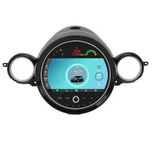 (As show, One size) Car GPS Navigation 9 Inch Octa Core Wireless Carplay for Android 12 Replacement for Cabrio Cooper Cl