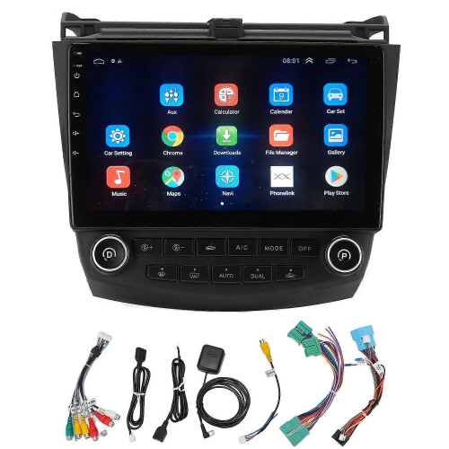 (As show, One size) 10.1in Car Navigation System Multifunctional High Definition GPS Navigation Replacement for Accord 2 1