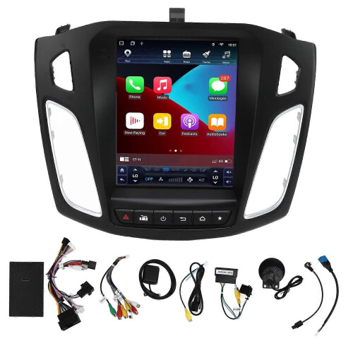 (As show, One size) 10.4in Car GPS Navigation IPS Touch Screen for Android 10.1 WiFi Bluetooth Display Replacement For 1