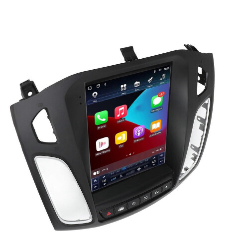 (As show, One size) 10.4in Car GPS Navigation IPS Touch Screen for Android 10.1 WiFi Bluetooth Display Replacement For