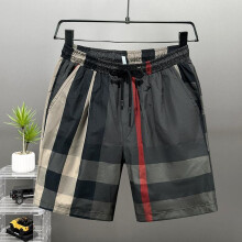 (black, 7XL(94kg-100kg)) Plus Size Summer Casual Shorts Men Vintage Clothes Elastic Waist Summer Shorts