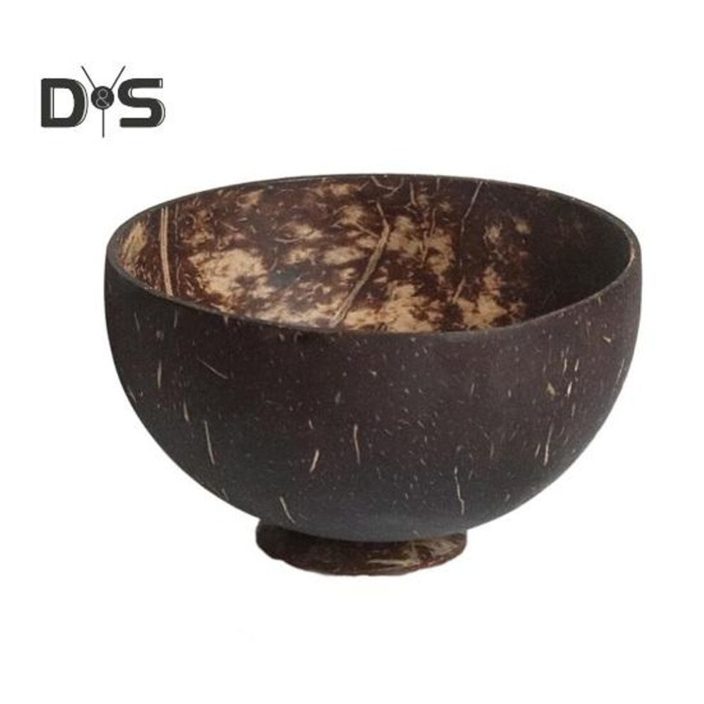 (as the picture, B) Coconut Wood Bowl Vegan Gift From Natural Coconut Shells Smoothie Acai Buddha Bowls Rustic Serving Bowls Easy To Clean Artisanal Coconut Dishes For