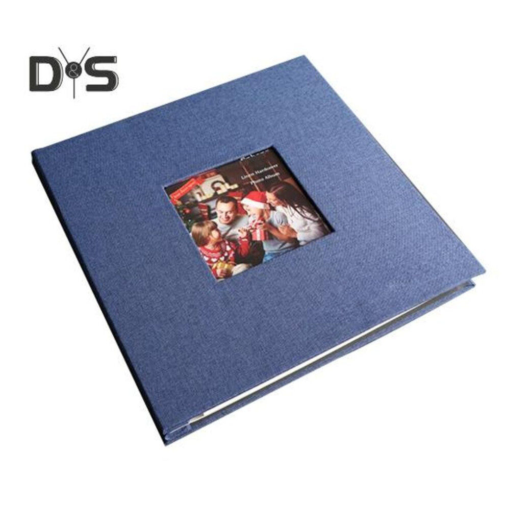 (blue, S) 16 Inch/18 Inch Self-adhesive Photo Album Family Picture Album With 20 Sheets Inner Pages Scrapbook Photo Storage Book For Festive Wedding Baby