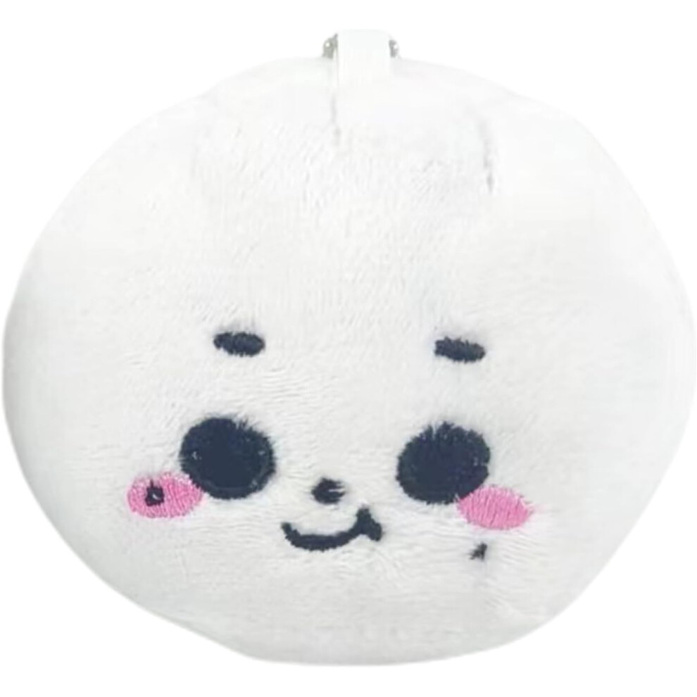Plush Pendant for Key Chain, Cute Steamed Bun Key Chain Ornament, Multipurpose Decorative Ornaments for Children Boys Girls Women Men Teenagers