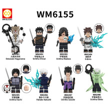 8PCS Naruto Uzumaki Minifigure Building Blocks Fits Lego