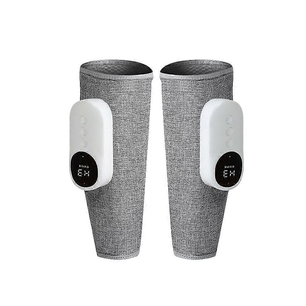 Grey (Grey) Leg Massager, Zurafit Heated Leg Massager For Circulation And Pain Relief-Yvan