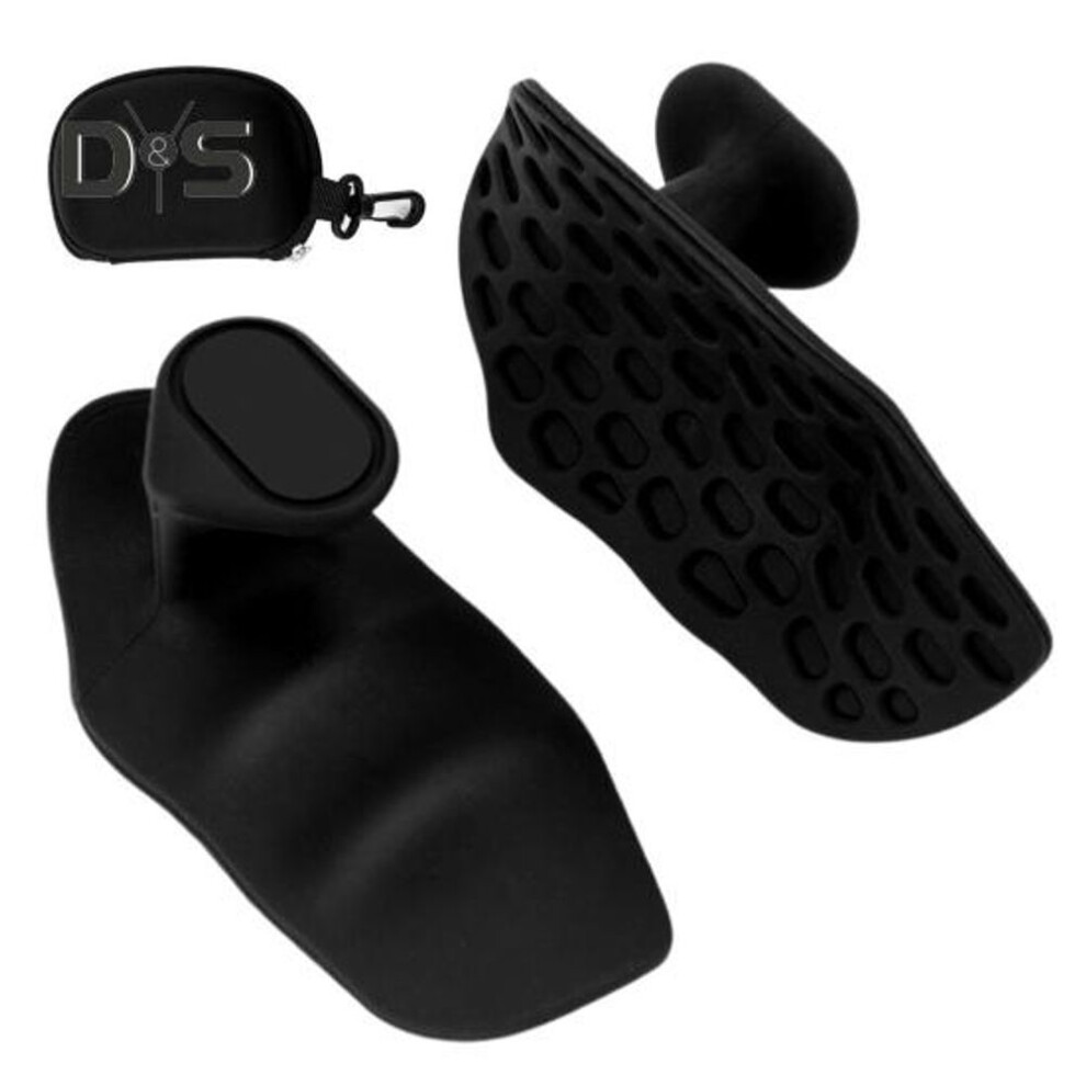 (black, B) 1 Pair Silicone Workout Grips Men Women Non-slip Fingerless Gym Gloves Pull-up Bodybuilding Weight Lifting Deadlifts Hand Protection Grips
