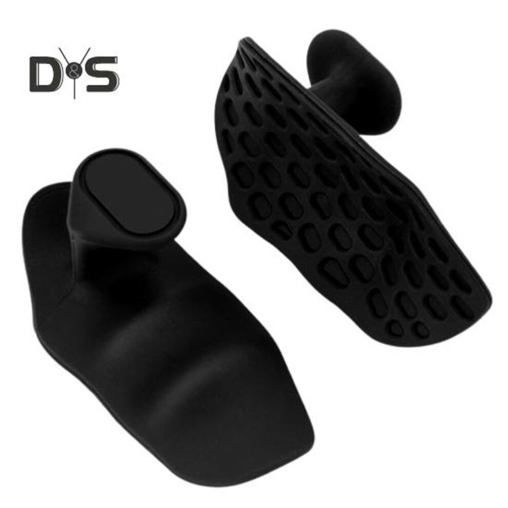 (black, A) 1 Pair Silicone Workout Grips Men Women Non-slip Fingerless Gym Gloves Pull-up Bodybuilding Weight Lifting Deadlifts Hand Protection Grips
