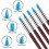 10x Silicone Sculpting Tools - Rubber Brushes and Modelling Tools for Pottery and Crafts 4