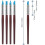 10x Silicone Sculpting Tools - Rubber Brushes and Modelling Tools for Pottery and Crafts 3