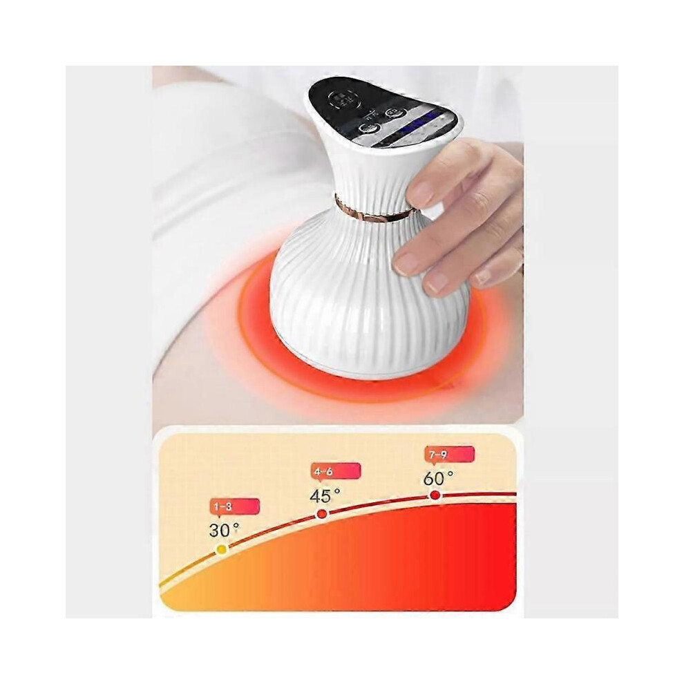 White (9 Gears) Cleanse 4-In-1 Leg Massager, Cordless Handheld Leg Massager