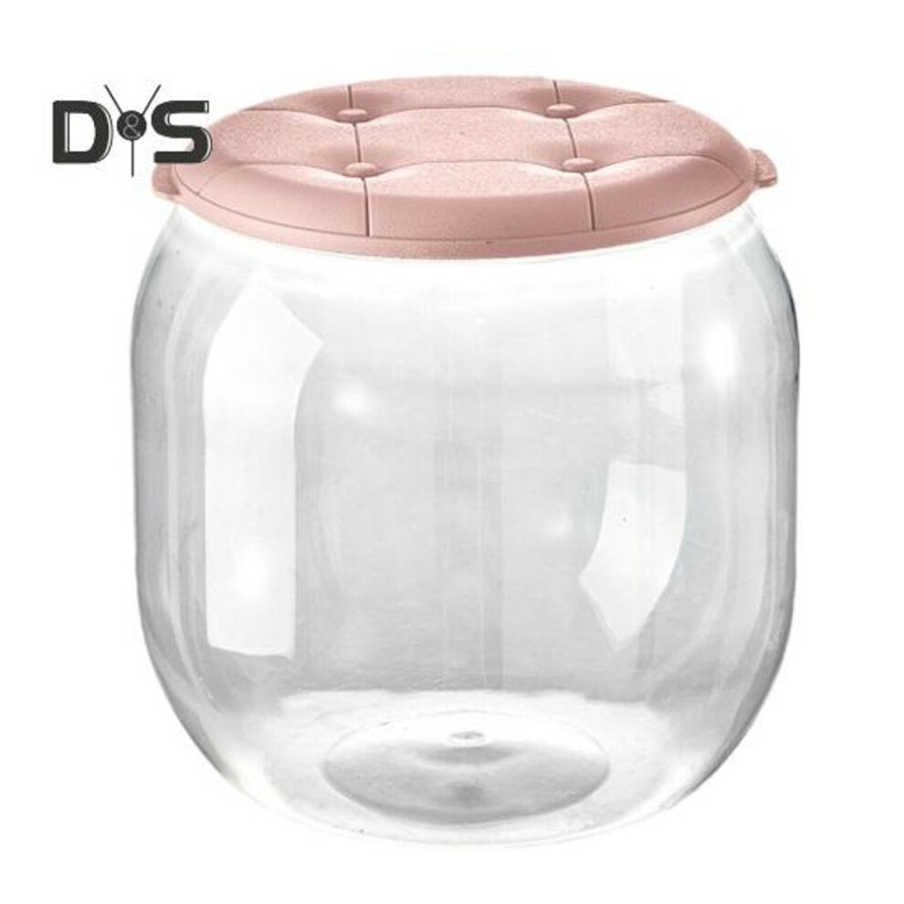 (pink) Storage Box Stuffed Animal Organizer Large Capacity Transparent Design Dustproof Stuffed Animal Doll Display Bucket with Lid
