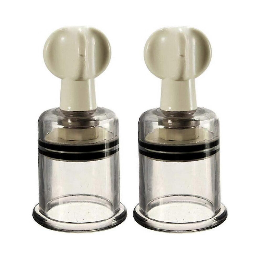 (L) 2PCS Vacuum Cupping Therapy Set Natural Nipple Enlargement & Enhancer - Firmer, Perkier, Larger Nipples