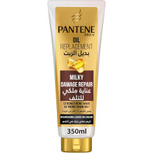 Pantene Pro-V Milky Damage Repair Oil Replacement 350ml | Deep Nourishing Hair Cream for Dry & Damaged Hair | Smoothness & Split-End Protection