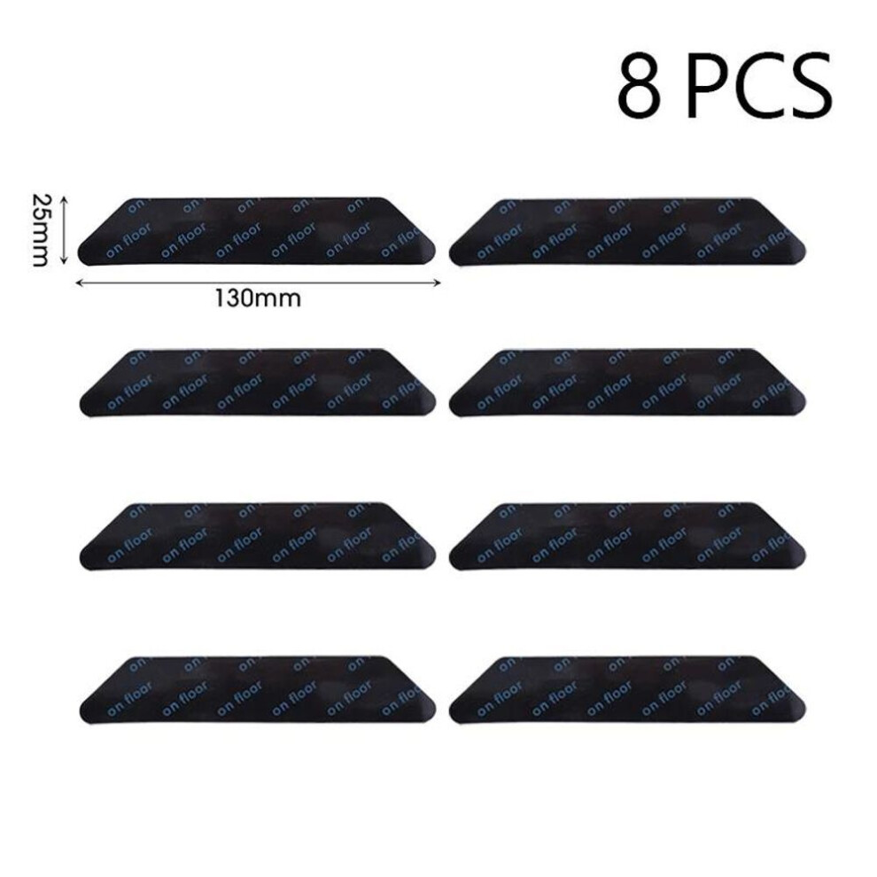 (black, 8pcs) 16/8pcs Carpet Non-slip Sticker Reusable Washable Anti Curling Carpet Patch Fixed Stickers Floor Rug Mat Tape Gripper Corner Pad