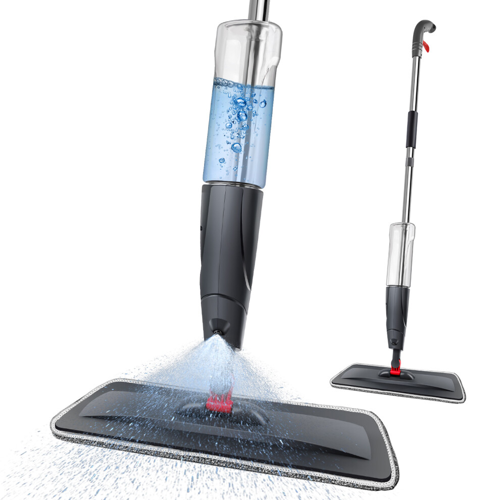 Flat mop for Floor Cleaning, 360° Swivel Head,Wet Mop Dust Mops Suitable for Hardwood, Marble, Tile, Laminate Cleaning