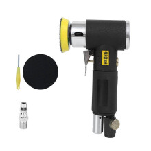 (As show, One size) YC-2611 2in 3in Pneumatic Sander Polishing Machine 1500rpm 1/4 Inch Inlet with Connectors