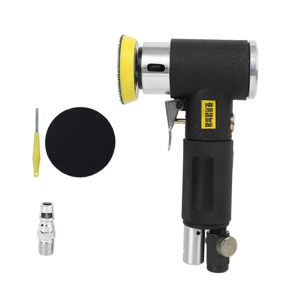 (As Show, One Size) Yc-2611 2In 3In Pneumatic Sander Polishing Machine 1500Rpm 1/4 Inch Inlet With Connectors 4909775556230