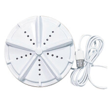 (As show, One size) Portable Washing Machine Ultrasonic Turbine Mini Washing Machine with Suction Cups compatible with Home Travel